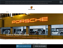 Tablet Screenshot of porsche-lisboa.com